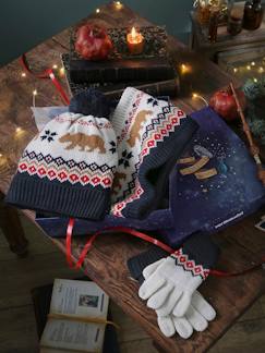 Jungenkleidung-Accessoires-Jungen Geschenk-Set: Mütze, Loopschal & Handschuhe, Weihnachten