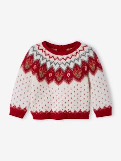 Babymode-Pullover, Strickjacken & Sweatshirts-Baby Weihnachtspullover