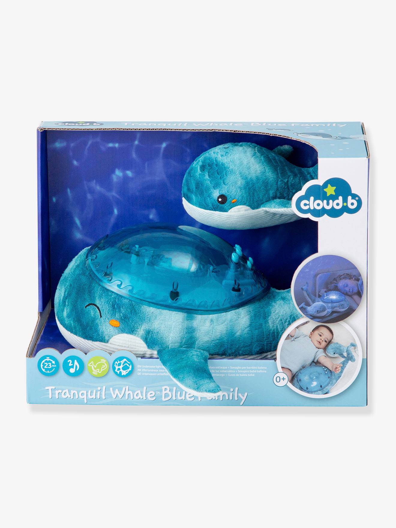 Thumbnail - Baby/Kinder Projektor & Nachtlicht WAL Tranquil Whale CLOUD B
