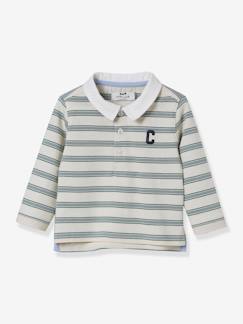 Babymode-Shirts & Rollkragenpullover-Shirts-Baby Poloshirt, Bio-Baumwolle CYRILLUS
