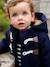 Baby Jacke mit Kapuze, Dufflecoat, Recycling-Polyester - grau meliert+nachtblau - 7