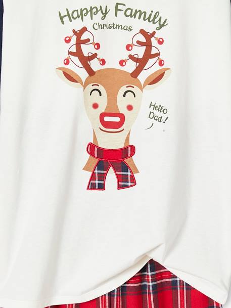 Capsule Collection: Herren Weihnachts-Schlafanzug - wollweiß - 4