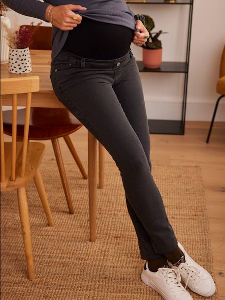 Gerade Umstands-Jeans, Schrittlänge 82 cm - anthrazit - 9