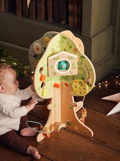 Spielzeug-Baby-Tasten & Greifen-Activity-Baum „4 Jahreszeiten“, Holz FSC
