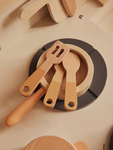 Spielküche, Holz FSC - mehrfarbig - 5