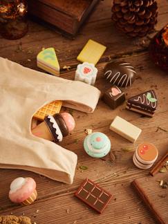 Spielzeug-Spielküchen, Tipis & Kostüme -Kinder Süßigkeiten-Set, Holz FSC