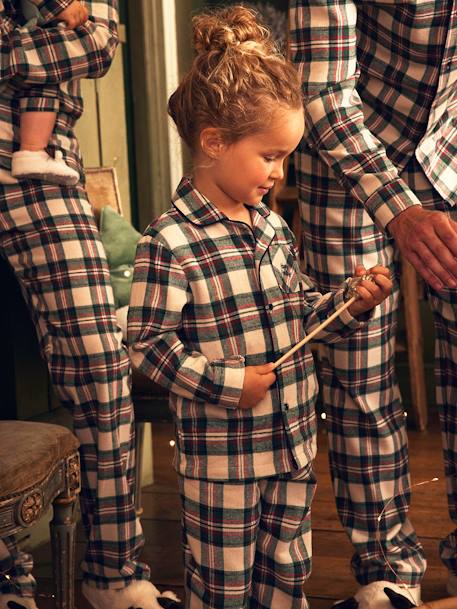 Capsule Collection: Kinder Weihnachts-Schlafanzug - wollweiß - 6