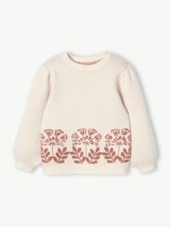 Maedchenkleidung-Pullover, Strickjacken & Sweatshirts-Pullover-Mädchen Pullover, Blumen