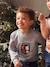 Jungen Weihnachts-Set: Sweatshirt mit Wappen & Socken - grau meliert - 9