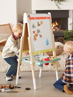 Spielzeug-Kreativität-Tafeln, Malen & Zeichnen-3-in-1 Tafel mit Mal-Zubehör FSC