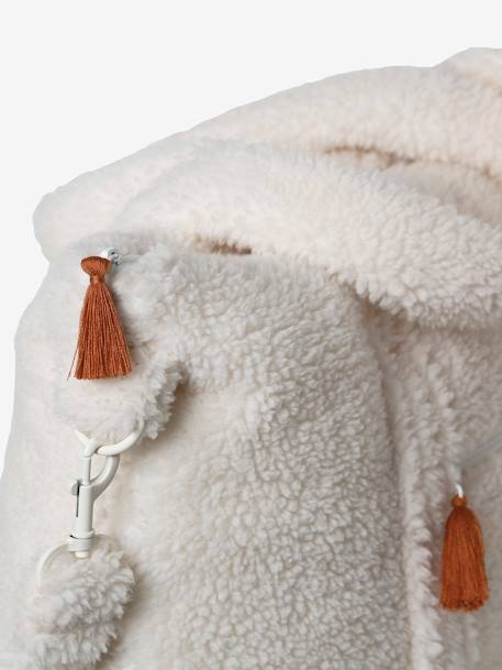 Wickeltasche „Plume“, Fell-Imitat - wollweiß - 6