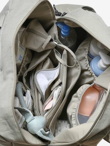 Wickeltasche „Bilbao“, Leinen-Mix - khaki - 6