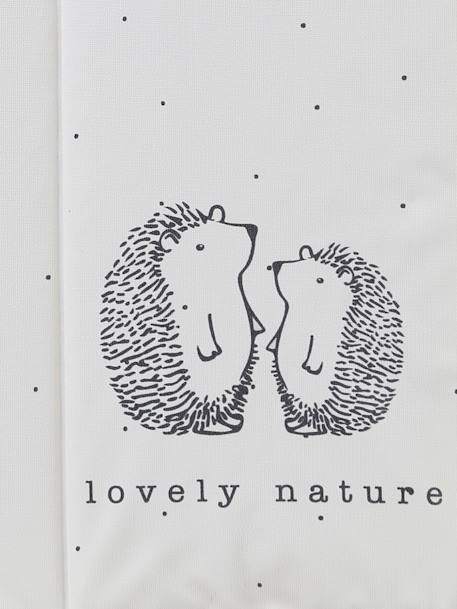 Baby Reise-Wickelunterlage „Lovely Nature“ - weiß bedruckt - 4