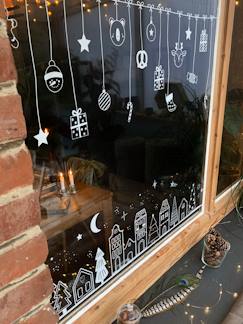-Fenstersticker mit Weihnachtsmotiv
