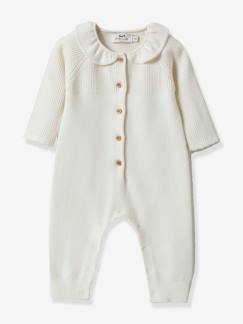 Babymode-Jumpsuits & Latzhosen-Baby Strick-Overall CYRILLUS