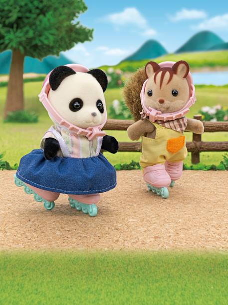 Panda-Mädchen, Fahrrad & Anhänger SYLVANIAN FAMILIES - mehrfarbig - 6