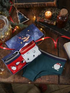 Maedchenkleidung-Unterwäsche, Socken, Strumpfhosen-3er-Pack Mädchen Shortys, Weihnachten