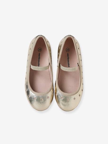 Mädchen Ballerinas - gold+rosa - 4