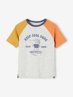 Jungenkleidung-Shirts, Poloshirts & Rollkragenpullover-Shirts-Jungen Shirt, Colorblock