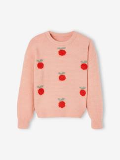 Maedchenkleidung-Pullover, Strickjacken & Sweatshirts-Pullover-Weicher Mädchen Jacquardpullover Oeko-Tex