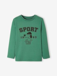 Jungenkleidung-Shirts, Poloshirts & Rollkragenpullover-Jungen Shirt, Schriftzug BASIC Oeko-Tex