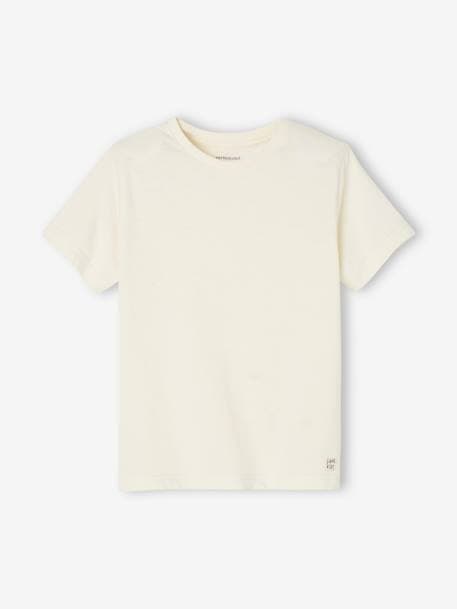Jungen T-Shirt BASIC, personalisierbar Oeko-Tex - blaugrau+bordeaux+graugrün+hellblau+hellgelb+wollweiß - 35