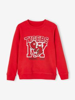 Jungenkleidung-Pullover, Strickjacken, Sweatshirts-Sweatshirts-Jungen Rundhals-Sweatshirt BASIC