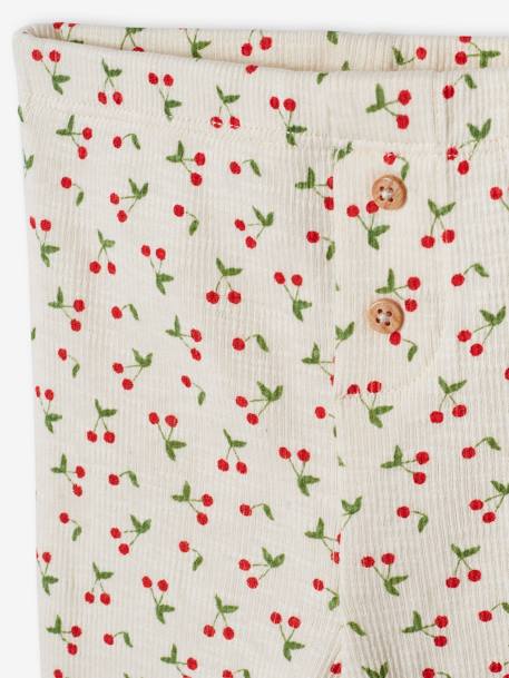 Baby Leggings Oeko-Tex - salbeigrün+sand+wollweiß - 10