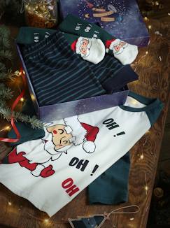 Jungenkleidung-Jungen Weihnachts-Geschenkbox: Schlafanzug & Socken