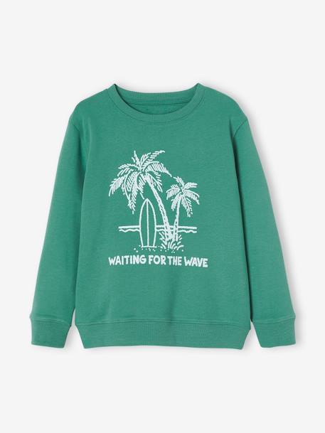 Jungen Rundhals-Sweatshirt BASIC - blau+gelb+grün+rot - 9