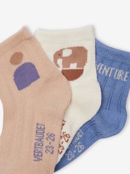 3er-Pack Baby Socken mit Motiv Oeko-Tex - beige - 2