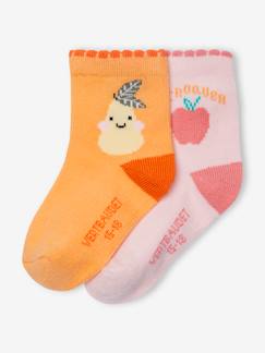 Babymode-2er-Pack Baby Socken mit Früchten Oeko-Tex