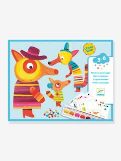 Spielzeug-Kreativität-Tafeln, Malen & Zeichnen-Mal-Set „Fuchsfamilie“ DJECO