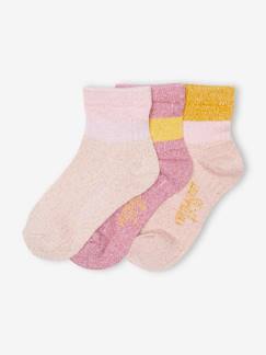 Maedchenkleidung-Unterwäsche, Socken, Strumpfhosen-Socken-3er-Pack Mädchen Socken
