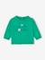 Baby Sweatshirt BASIC - grau meliert+grün - 6