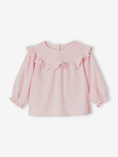 Babymode-Hemden & Blusen-Mädchen Baby Volant-Bluse