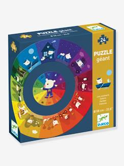 Spielzeug-Pädagogische Spiele-Puzzles-Riesen-Puzzle „Les couleurs“ DJECO