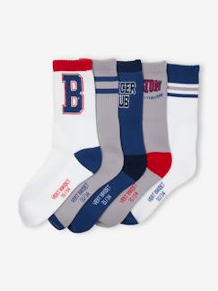 Jungenkleidung-Unterwäsche & Socken-Socken-5er-Pack Jungen Sportsocken Oeko-Tex