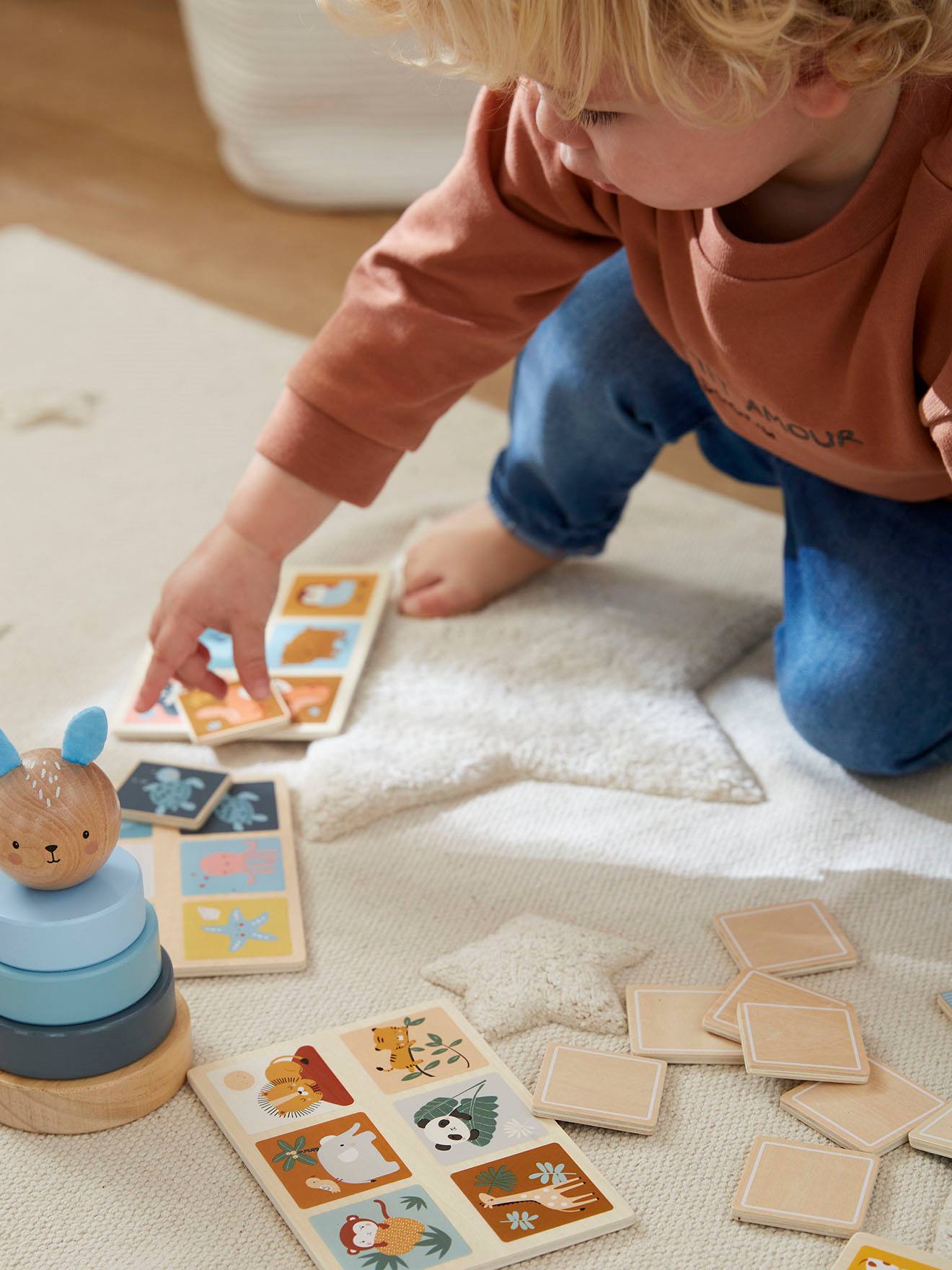 Vertbaudet - Kinder Schach-Spiel, Holz FSC