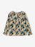 Mädchen Bluse mit Blumen - aqua+pfirsich+wollweiß - 5