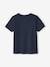 Jungen T-Shirt mit Schriftzug oder Print BASIC Oeko-Tex - aqua+gelb+königsblau+mintgrün+nachtblau+salbeigrün+weiß - 16