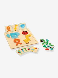Spielzeug-Baby-Tasten & Greifen-Magnetpuzzle „GeoBasic“ DJECO