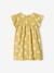 Baby Kleid BASIC - hellgelb+königsblau gestreift+rosa - 2