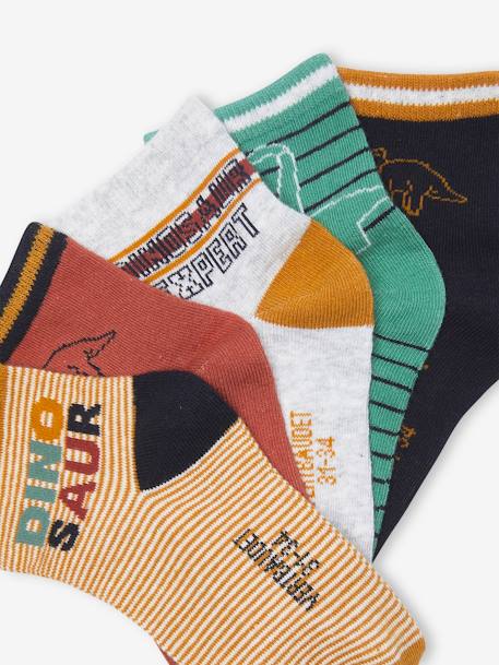5er-Pack Jungen Socken, Dinos Oeko-Tex - orange - 2