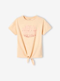 Maedchenkleidung-Mädchen Sport-T-Shirt, Knoten