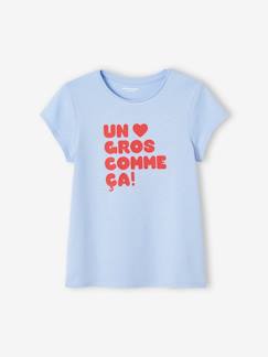 Maedchenkleidung-Shirts & Rollkragenpullover-Mädchen T-Shirt, Message-Print BASIC Oeko-Tex