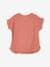 Mädchen T-Shirt mit Pailletten-Print und Volants Oeko-Tex - altrosa+aqua+grün+hellrosa - 2