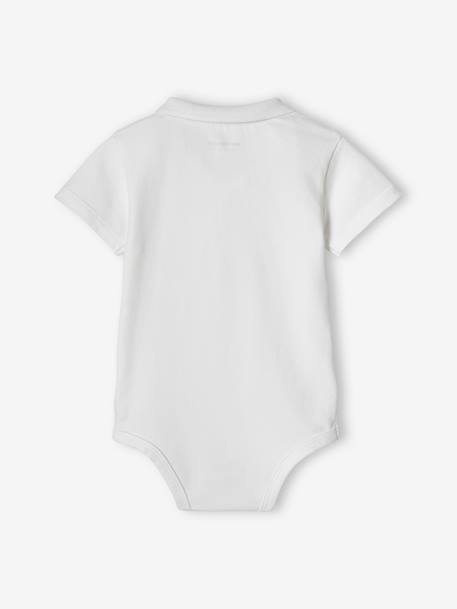 2er-Pack Baby Bodys für Neugeborene, Polokragen - hellblau+pack nachtblau - 4