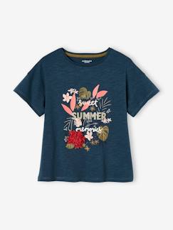 Maedchenkleidung-Shirts & Rollkragenpullover-Shirts-Mädchen T-Shirt mit Rüschenmotiv