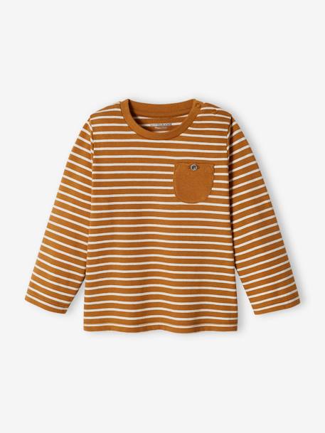 2er-Pack Baby Shirts BASIC - bronze+graublau+wollweiß - 10
